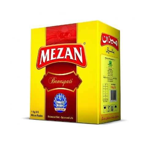 Mezan Banaspati Ghee 1 KG X5