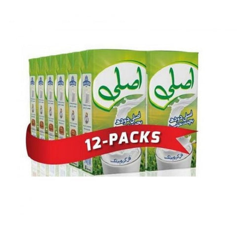 Asli UHT Milk 1000ML x12