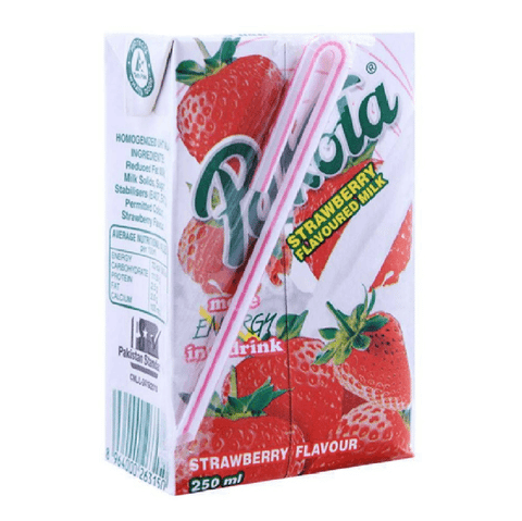 Pakola Strawberry Flavoured Milk 250ML x 12